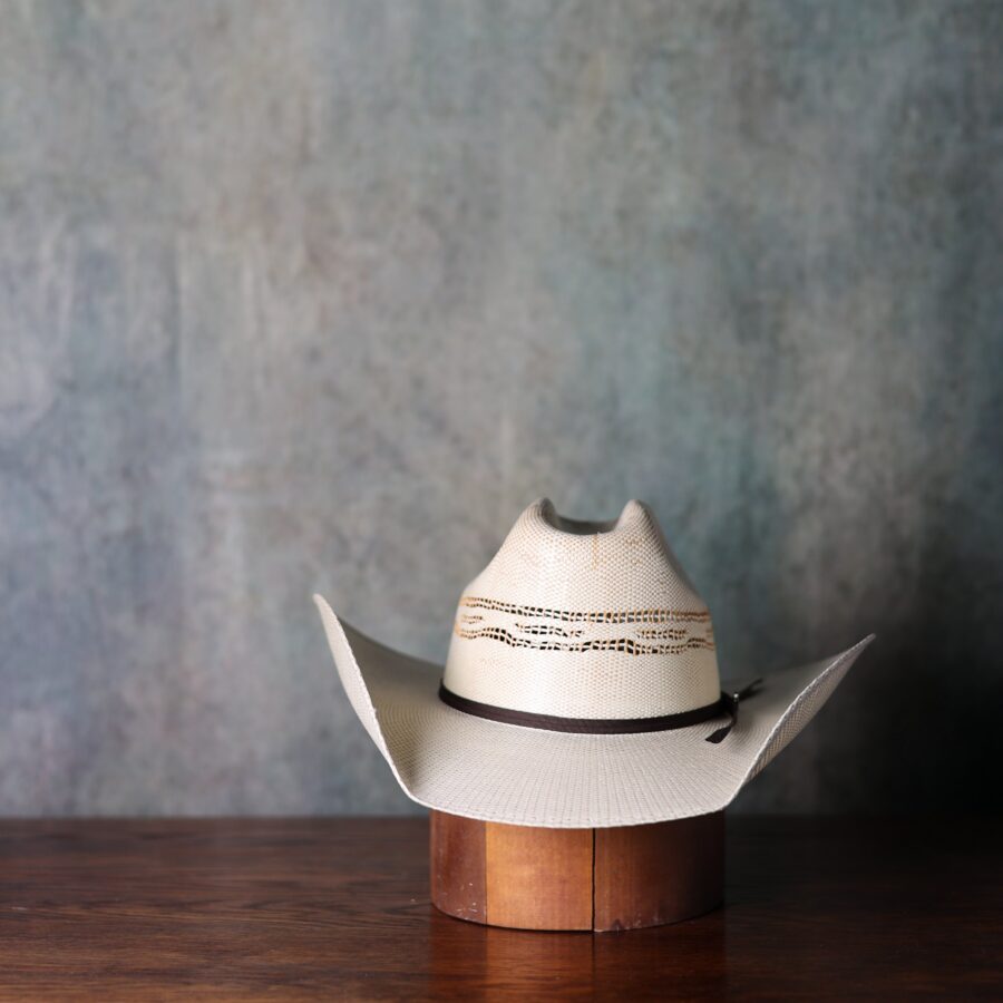 Ivory Tan Bangora Maverick Straw Hat