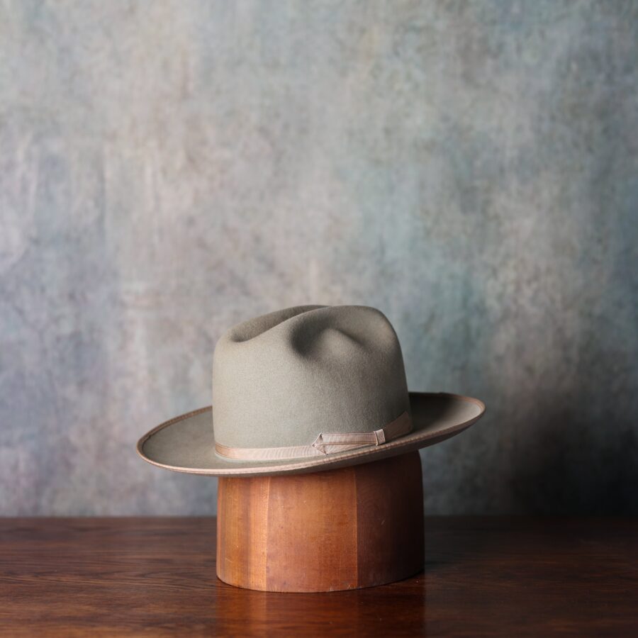 Distressed Aqua Cattleman Felt Hat