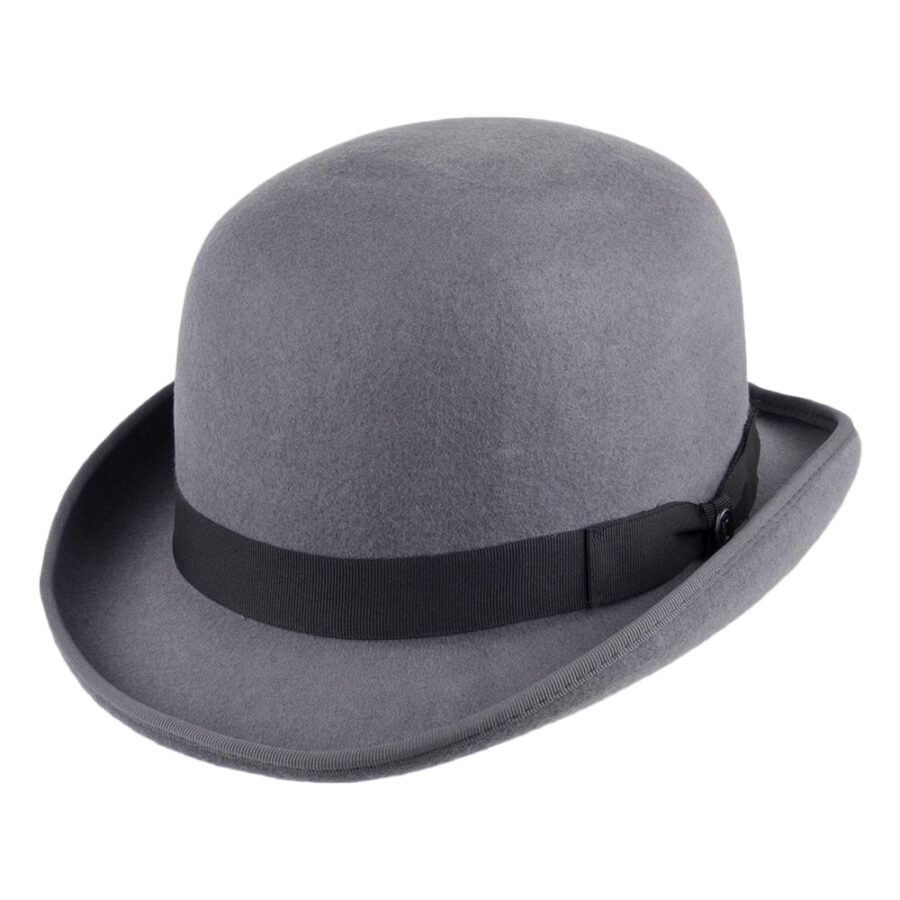 Brown Crushable Wool Felt Trilby Hat
