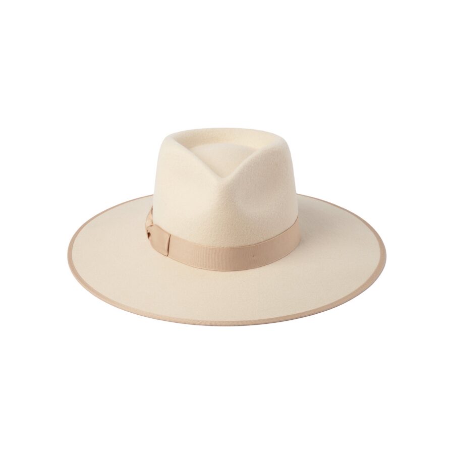 Ivory Wide Brim Wool Rancher Hat