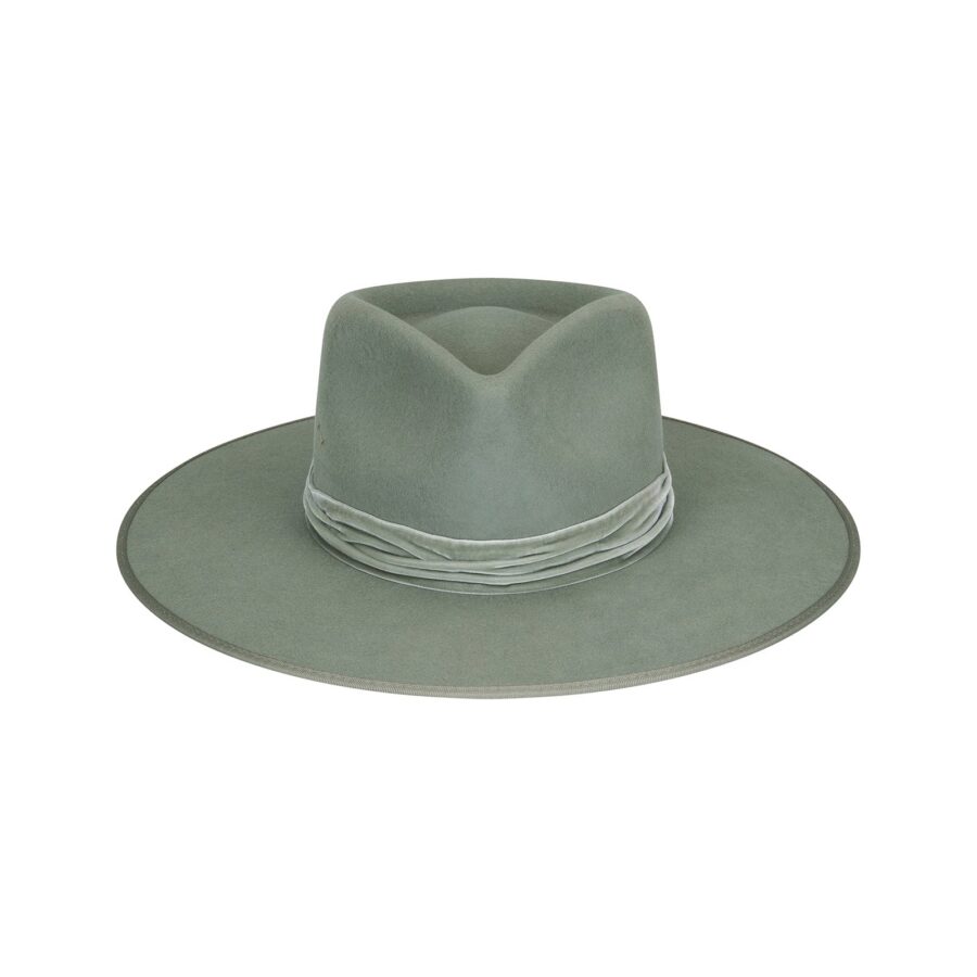 Sage Green Wool Rancher Fedora