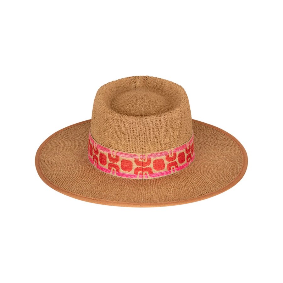 Teak Brown Felt Fedora Hat